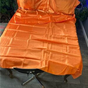 NEW 100% Silk Sleeping Bag Liner / Travel Bed Liner
Double
Orange